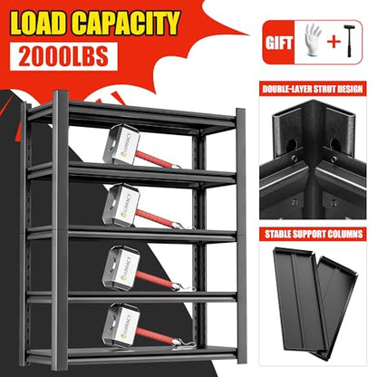 Garage Shelving Unit (16"D x40"W x78"H)