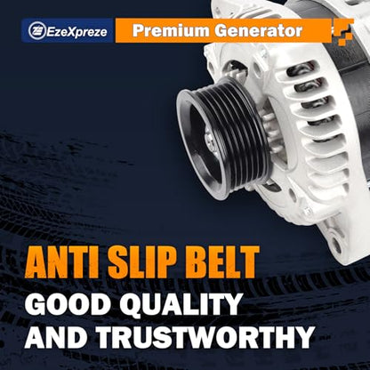 EzeXpreze New Alternator fit for Honda for Accord 2004 2005 2006 2007 130Amp 12V Compatible V6 3.0L (11030N)