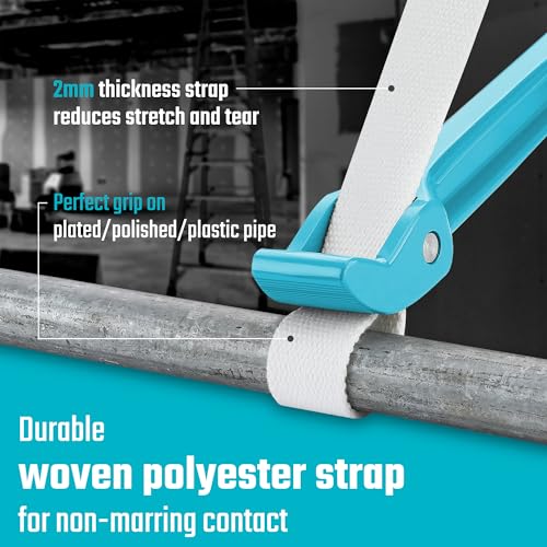 Strap Wrench 12" Handle (12 Inch / Blue)