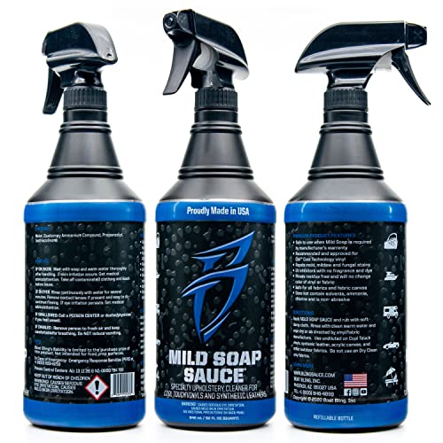 Bling Sauce Mild Soap Sauce Upholstery & Vinly Cleaner for Boats (32 Fl Oz (Pack of 1))