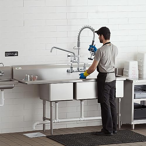 Commercial Kitchen Faucet (Chrome)