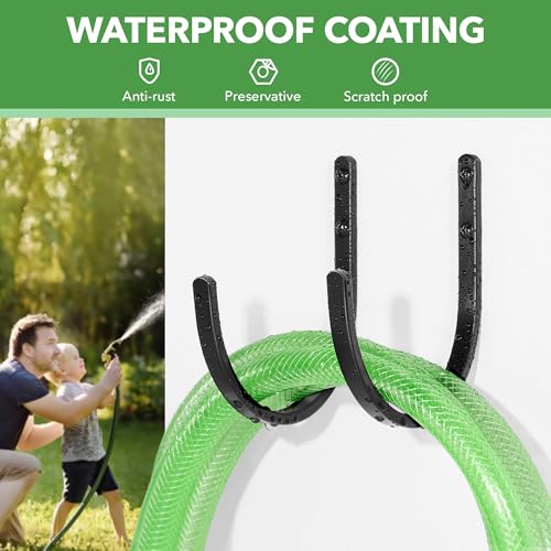 Garden Hose Holder Wall Mount (4 Pack)