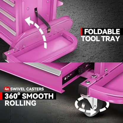 Mechanic Rolling Seat (Purple)