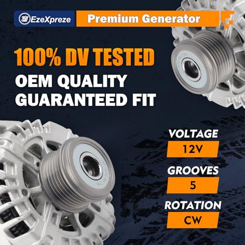 EzeXpreze New Alternator Compatible with 2012 (11654N)