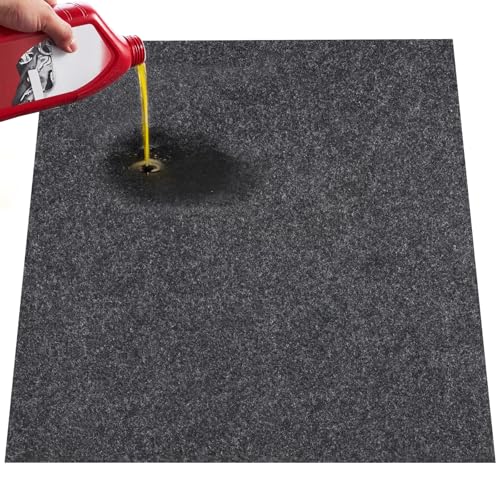 Waterproof Garage Floor Mat for Under Car (6.6' x 8.5')