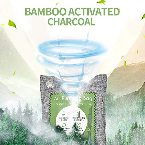 Bamboo Charcoal Air Purifying Bag (Large 8 Pack)