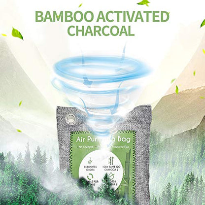 Bamboo Charcoal Air Purifying Bag (Large 8 Pack)