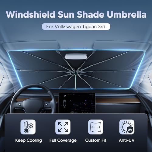 Windshield Sun Shade Umbrella for 2018 (VW Tiguan 2018-Present)