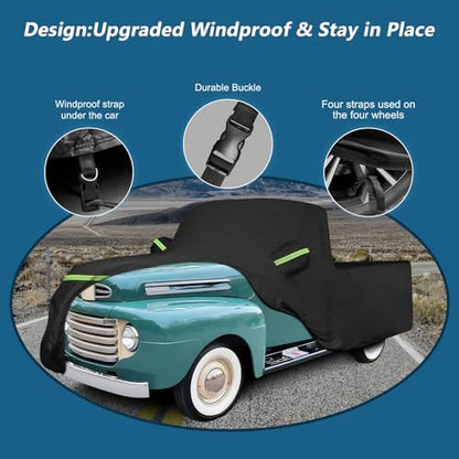 Car Cover for Ford F100 Truck Cover (Black / for F100 1948-1983)