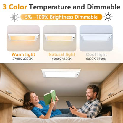 4 Pack 12 in RV LED Interior Lights (White / 4 pack)