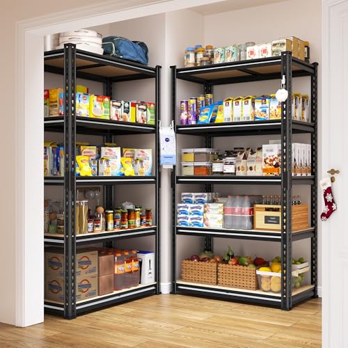 2 Pack Garage Shelving (11.8"D x 55.2"W x 60"H)