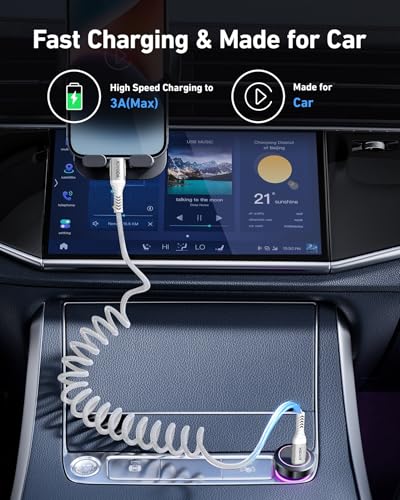 USB C to C Cable 6ft for Car (6FT - 2Pack / USB C to USB C / Silver)
