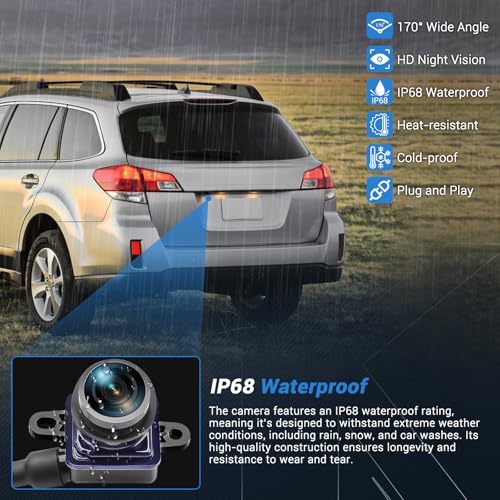 56054157AA Rear View Backup Camera Compatible with Ram ProMaster (56054157AA)