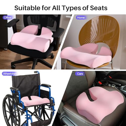 Ergonomic Seat Cushion (Pink)