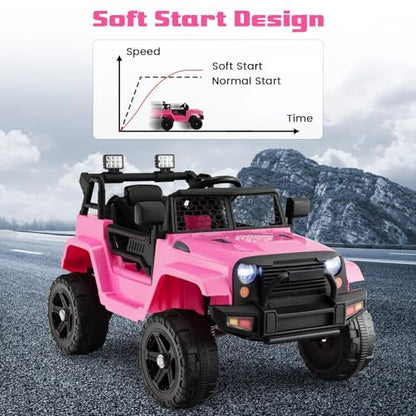 Kids Ride On Truck (Pink)