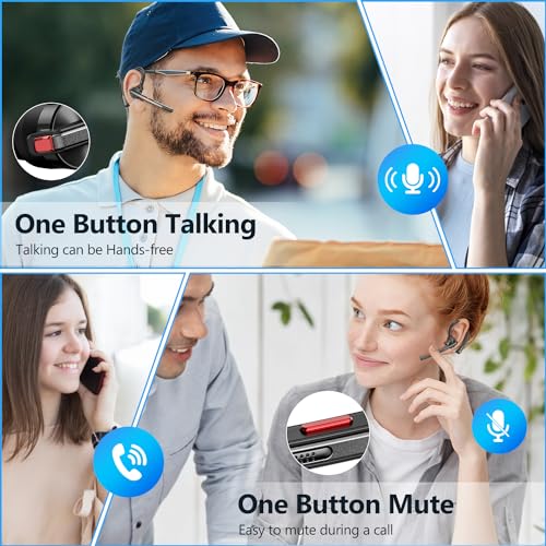 Bluetooth Headset (2 PACK)