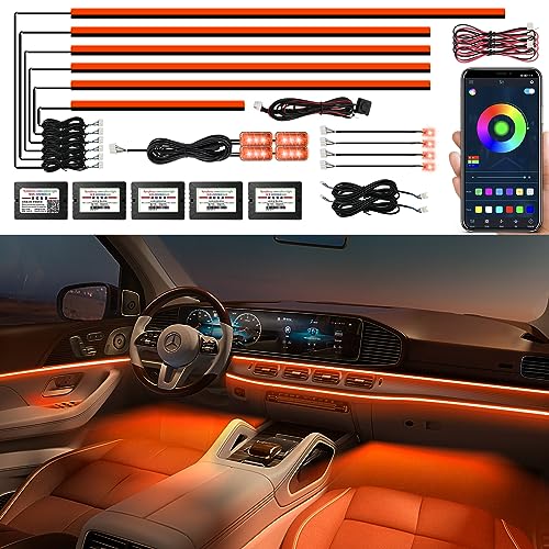 Acrylic Interior Car Lights (RGB color 14 in 1)