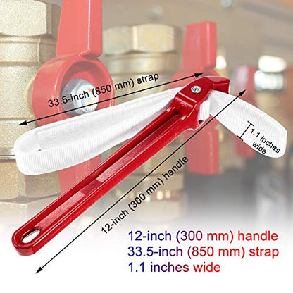 12 Inch Strap Wrench Adjustable Pipe Nylon