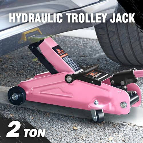 Low Profile Hydraulic Trolley Service (Pink / 2 ton)