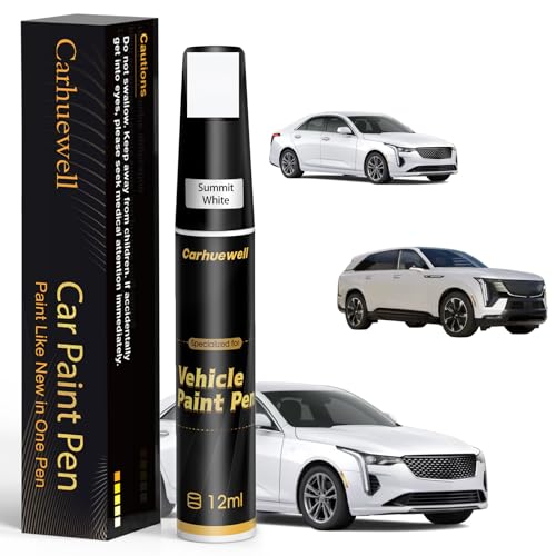 Touch Up Paint for Cadillac Summit White (For Cadillac / Summit White(GAZ/WA8624) for ATS/CT4/CT5/CT6/CTS/ELR/Escalade/SRX/XT4/XT5/XT6/XTS)