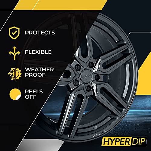HyperDip Peelable Car Paint in a Can (11 Ounce (Pack of 1) / Frozen Black)