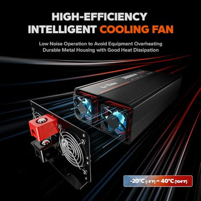 3000W Pure Sine Wave Power Inverter (12V 3000W Inverter (Remote Control))