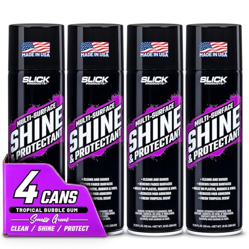 Shine & Protectant High Gloss Coating Spray (17.35 Fl Oz (Pack of 4))