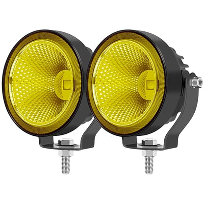 4 Inch Led Pod Lights (Yellow)