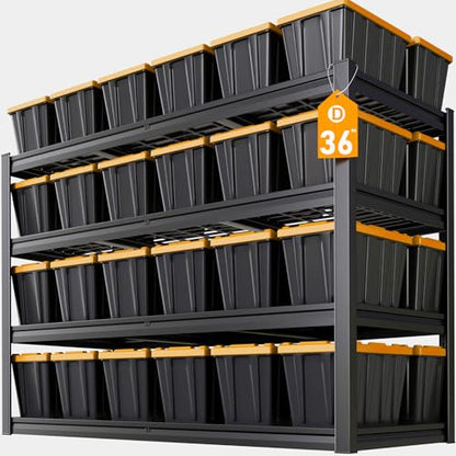 67" W Garage Shelving Heavy Duty (68"Wx36"Dx68"H | 4 Tier)