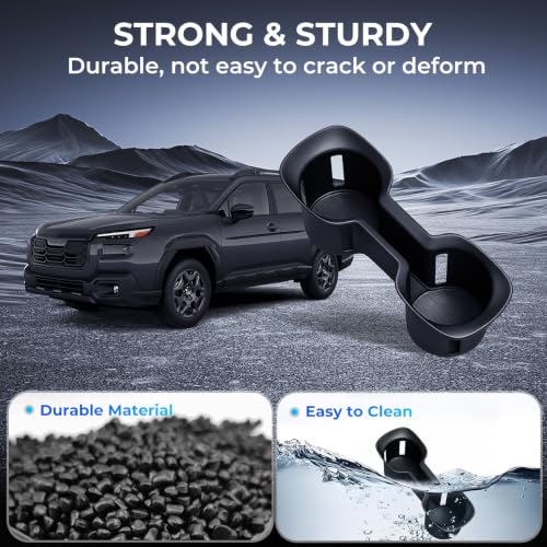 Center Console Cup Holder Inserts for Subaru Outback 2026 (Fits for Subaru Outback 2026+)