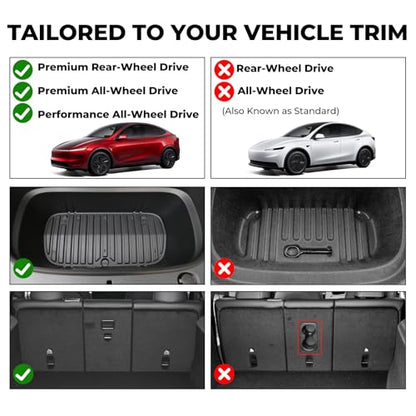 Floor Mats for 2025 2026 Tesla Model Y Juniper Accessories (For Model Y | 2025-2026)