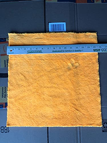 Plush Edgeless Microfiber Towel for Car (6Pack / Orange)