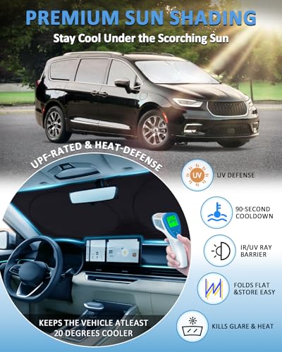 Windshield Sun Shade for Honda Odyssey 2018 (fit for Honda Odyssey 2018-2025 2026)