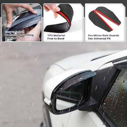 4PCS Rain Guards Fit for Honda Odyssey 2011 (For 2011-2017 Honda Odyssey)