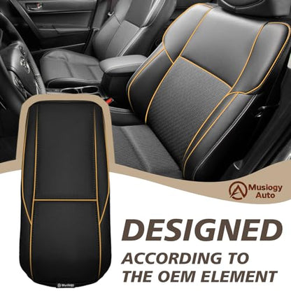 Armrest Cover for Toyota Corolla 2014 (26) 14-19 |Corolla| Black, Regular)