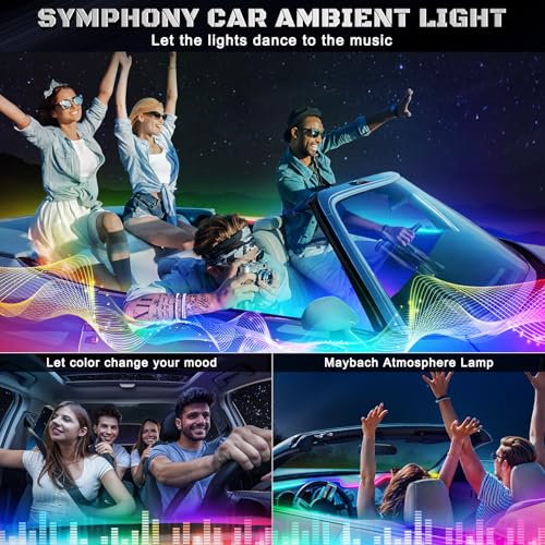 Dreamcolor Acrylic Interior Car LED Strip Light with Wireless APP (Dreamcolor 14 in 1)