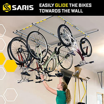 Glide Bike Storage Ceiling Rack Grey (Storage Ceiling Rack)