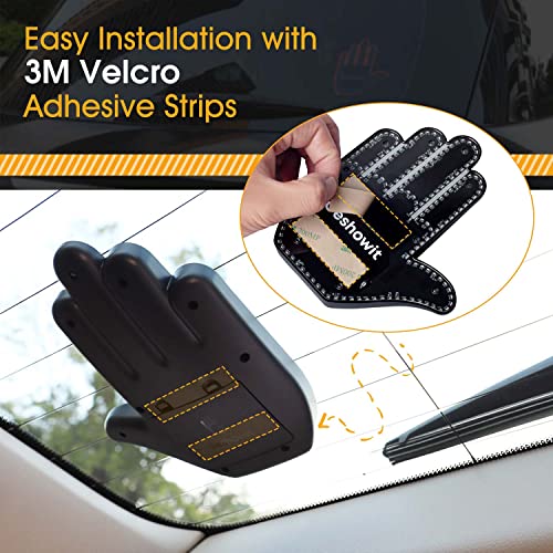Car Finger Light with Remote (Black)