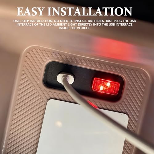 Car Interior LED Lights (Red Light)
