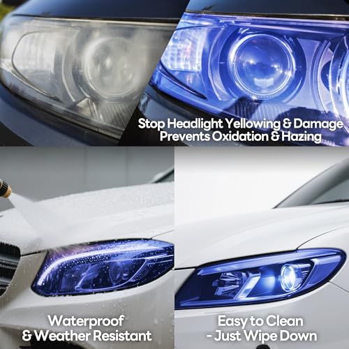 16 x 60 Inches Headlight Taillight Car Tint Vinyl Film (16in x 60in / Voltage Blue)