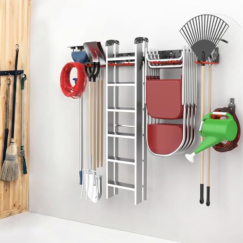 Garage Tool Storage Organizer (8Hooks)