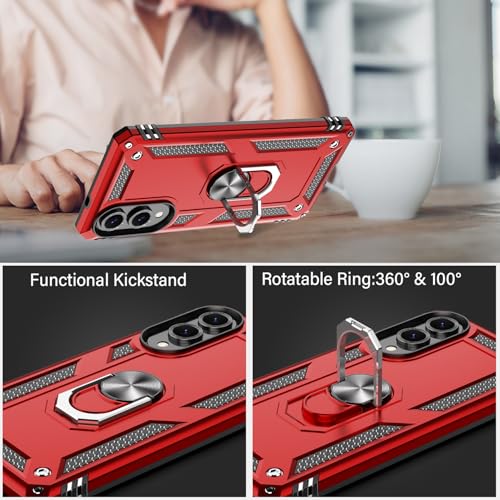 for Galaxy S25 Edge Case (Galaxy S25 Edge(Medium 6.7") / Red)