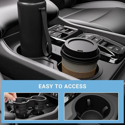 Cup Holder Compatible with 2023 (Black)