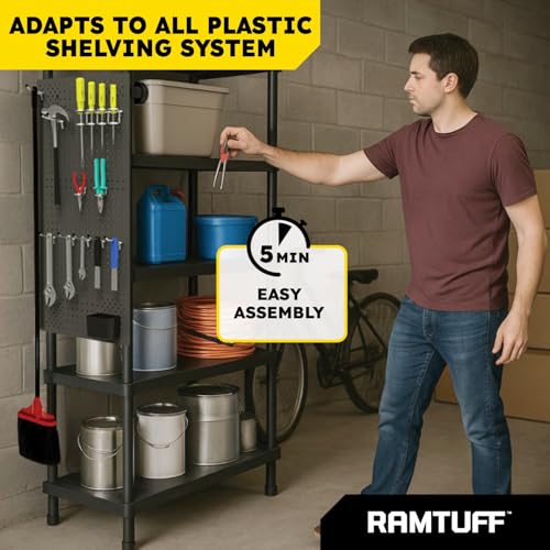 Universal PegBoard Kit for Plastic Shelving