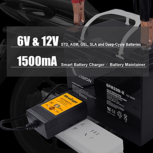 Smart Battery Charger (6V/12V @ 1.5 AMP)