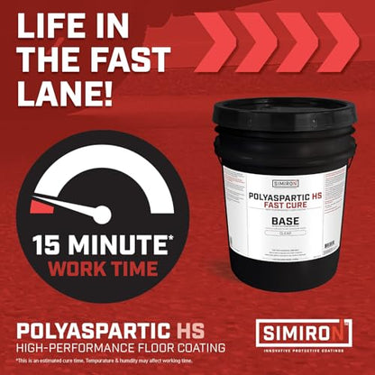 Polyaspartic High Solids Topcoat Coating System (Fast Cure)