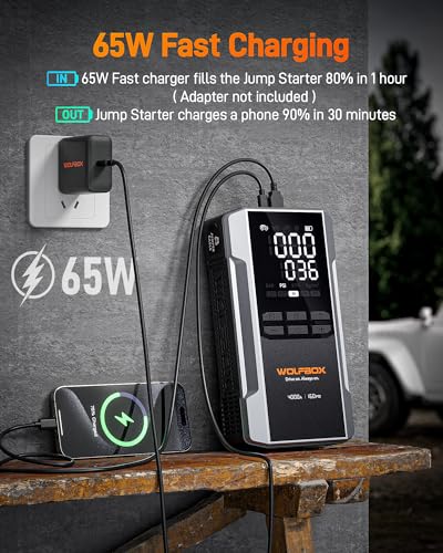MV24A 4000A Jump Starter with 160PSI Air Compressor (4000A)