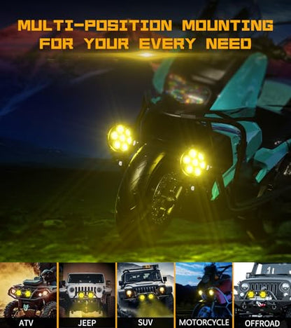 4.5 Inch Motorcycle Auxiliary LED Fog Light (K7-C1U4)