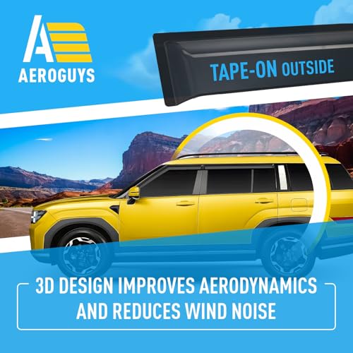Extra Durable Window Deflectors Tape (For Hyundai Santa Fe 24-26)