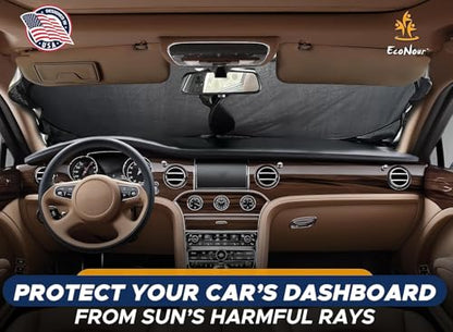 Windshield Sun Shade for Ford E (XXX-Large)